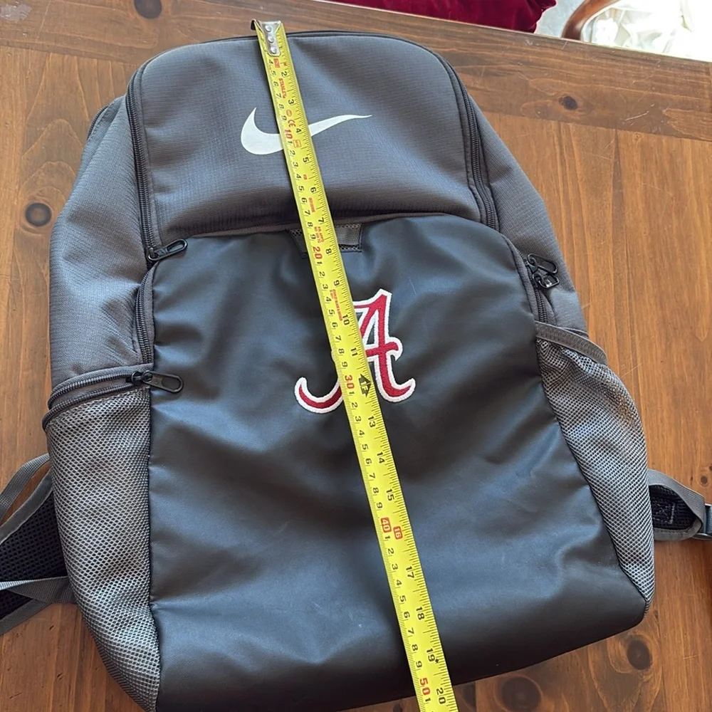 Nike Gray Alabama Roll Ride College Team Issued Backpack